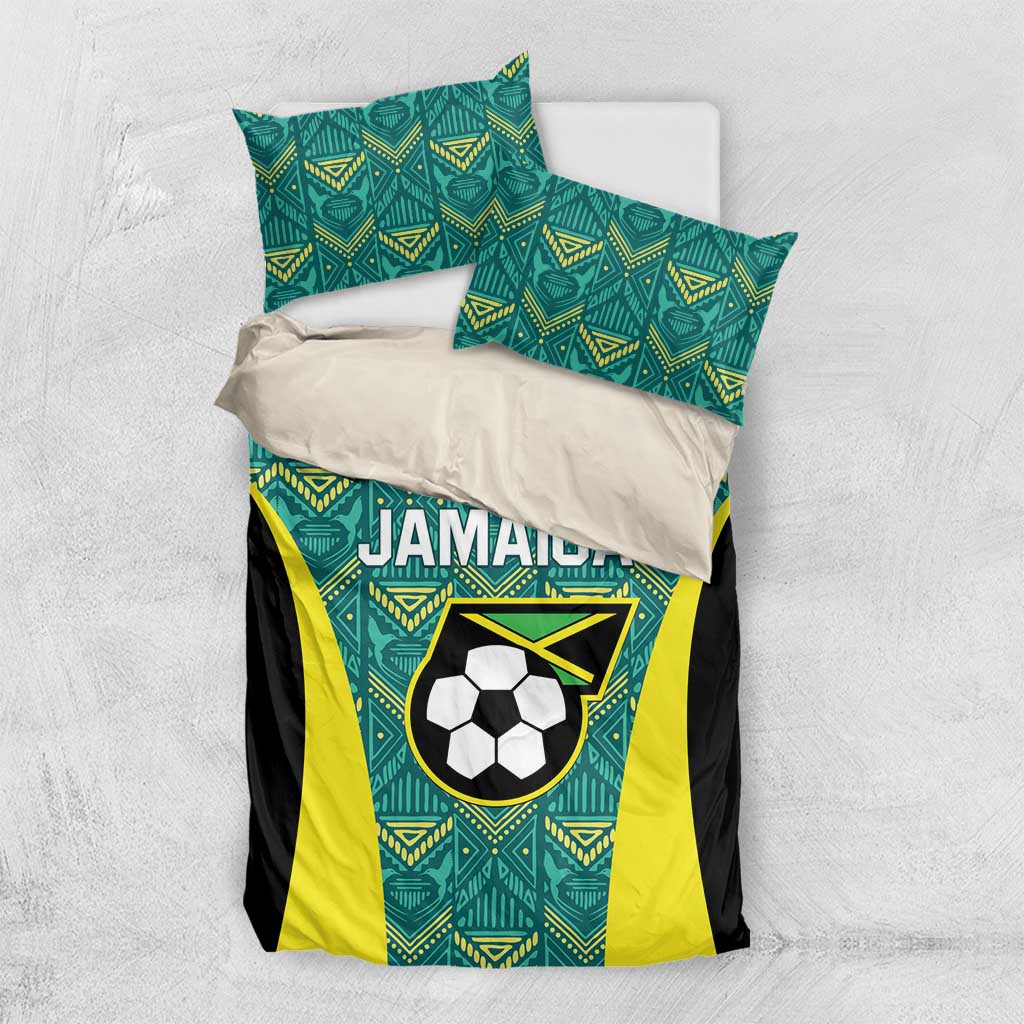 Jamaica Football Bedding Set We Believe Reggae Boyz