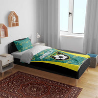 Jamaica Football Bedding Set We Believe Reggae Boyz