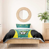 Jamaica Football Bedding Set We Believe Reggae Boyz