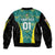 Custom Jamaica Football Bomber Jacket We Believe Reggae Boyz