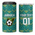 Custom Jamaica Football 4 in 1 Can Cooler Tumbler We Believe Reggae Boyz