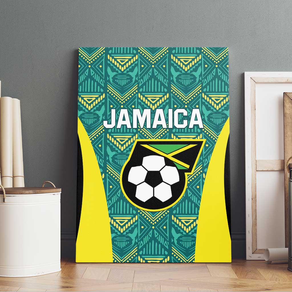 Jamaica Football Canvas Wall Art We Believe Reggae Boyz