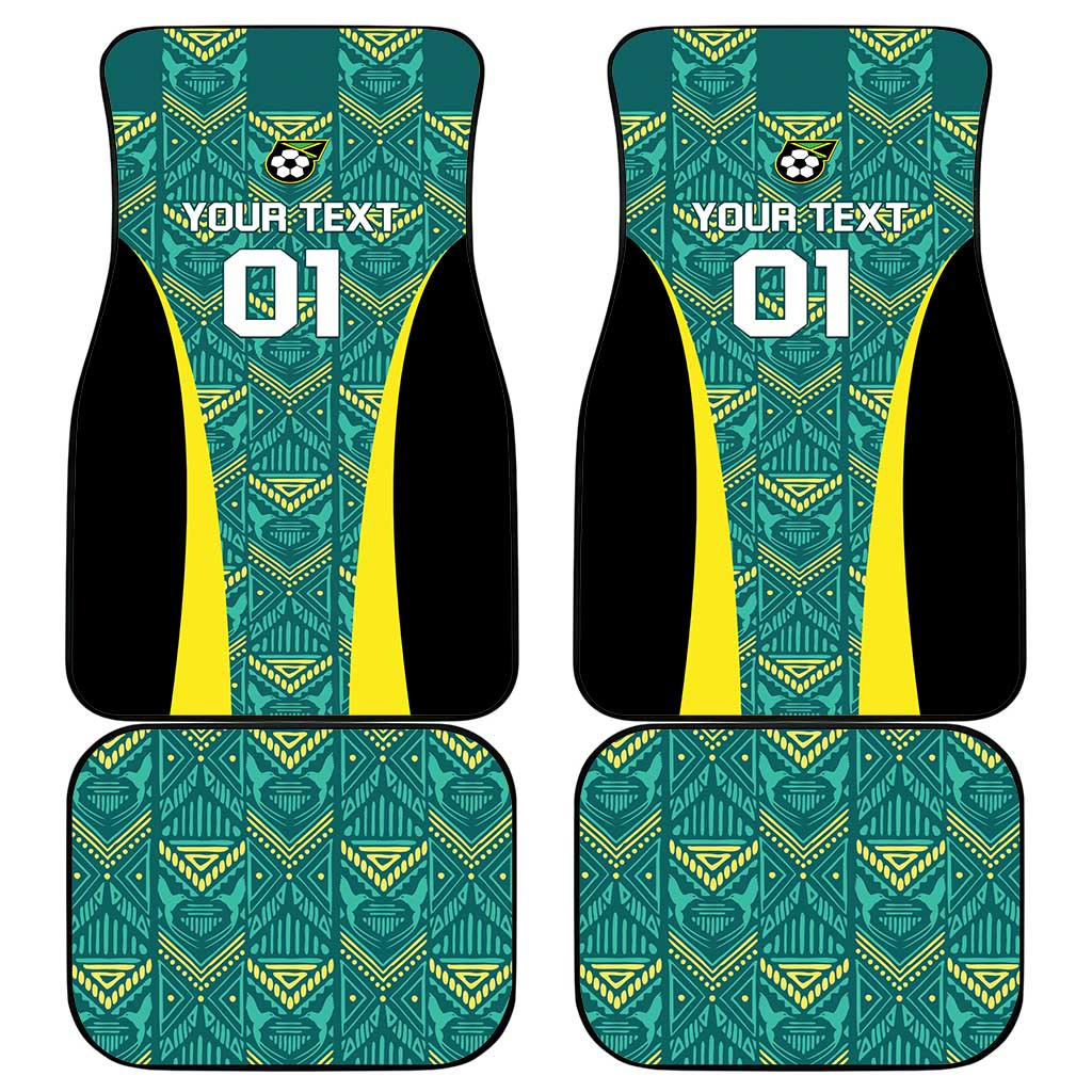 Jamaica Football Car Mats We Believe Reggae Boyz