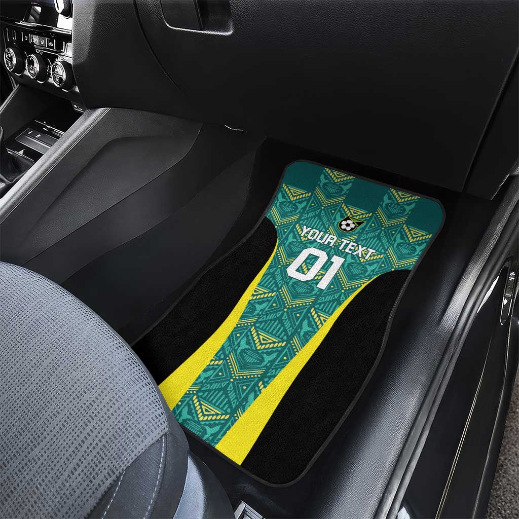 Jamaica Football Car Mats We Believe Reggae Boyz