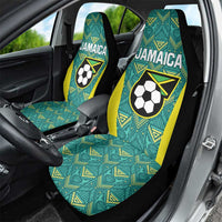 Jamaica Football Car Seat Cover We Believe Reggae Boyz