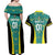 Custom Jamaica Football Couples Matching Off Shoulder Maxi Dress and Hawaiian Shirt We Believe Reggae Boyz