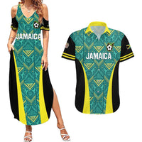 Custom Jamaica Football Couples Matching Summer Maxi Dress and Hawaiian Shirt We Believe Reggae Boyz