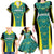 Custom Jamaica Football Family Matching Long Sleeve Bodycon Dress and Hawaiian Shirt We Believe Reggae Boyz