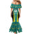 Custom Jamaica Football Family Matching Mermaid Dress and Hawaiian Shirt We Believe Reggae Boyz