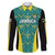 Custom Jamaica Football Family Matching Off Shoulder Maxi Dress and Hawaiian Shirt We Believe Reggae Boyz