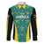 Custom Jamaica Football Family Matching Short Sleeve Bodycon Dress and Hawaiian Shirt We Believe Reggae Boyz
