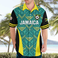 Custom Jamaica Football Hawaiian Shirt We Believe Reggae Boyz