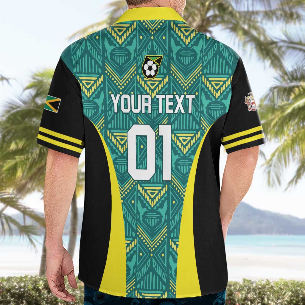 Custom Jamaica Football Hawaiian Shirt We Believe Reggae Boyz