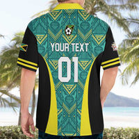 Custom Jamaica Football Hawaiian Shirt We Believe Reggae Boyz