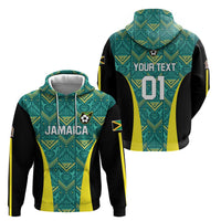 Custom Jamaica Football Hoodie We Believe Reggae Boyz