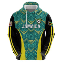 Custom Jamaica Football Hoodie We Believe Reggae Boyz