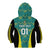 Custom Jamaica Football Kid Hoodie We Believe Reggae Boyz