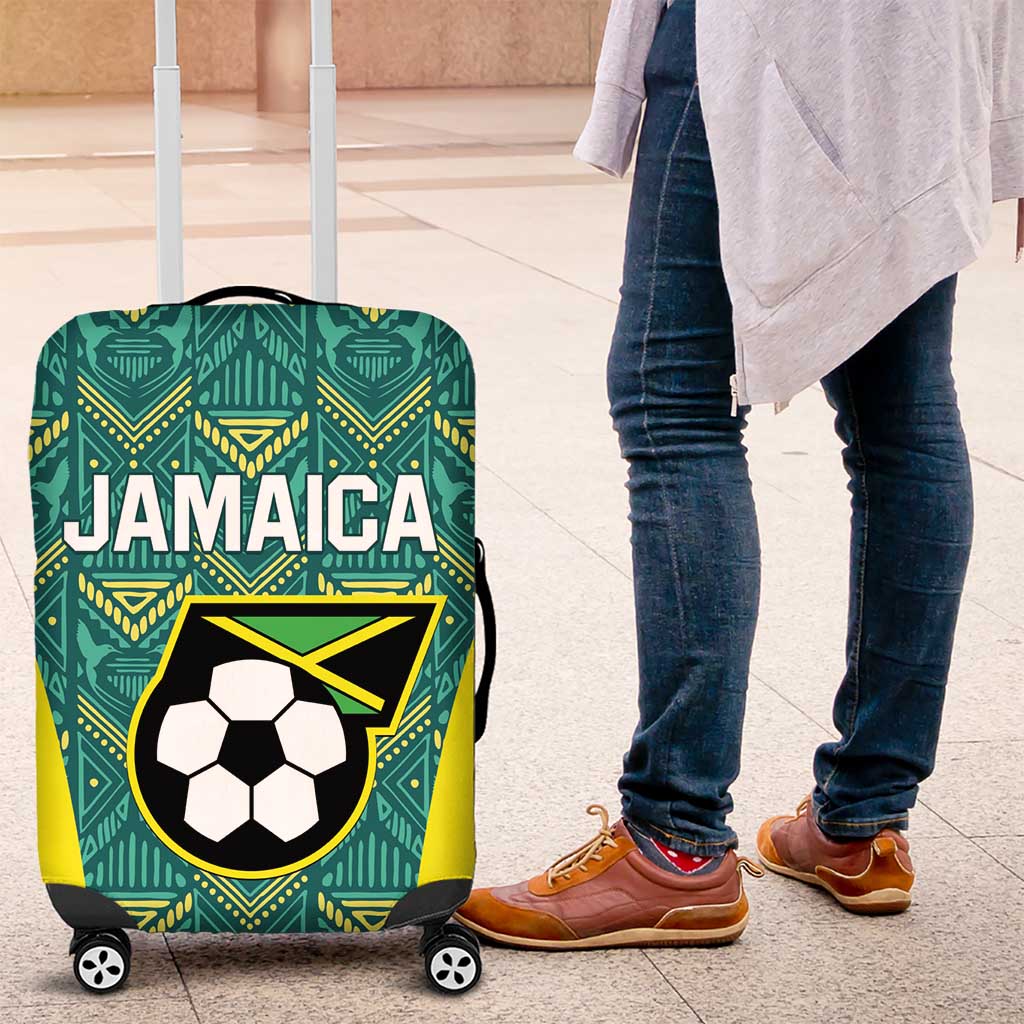 Jamaica Football Luggage Cover We Believe Reggae Boyz