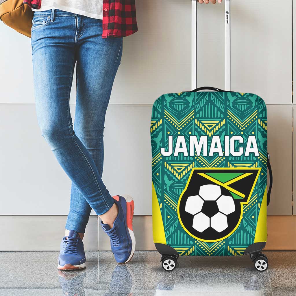 Jamaica Football Luggage Cover We Believe Reggae Boyz