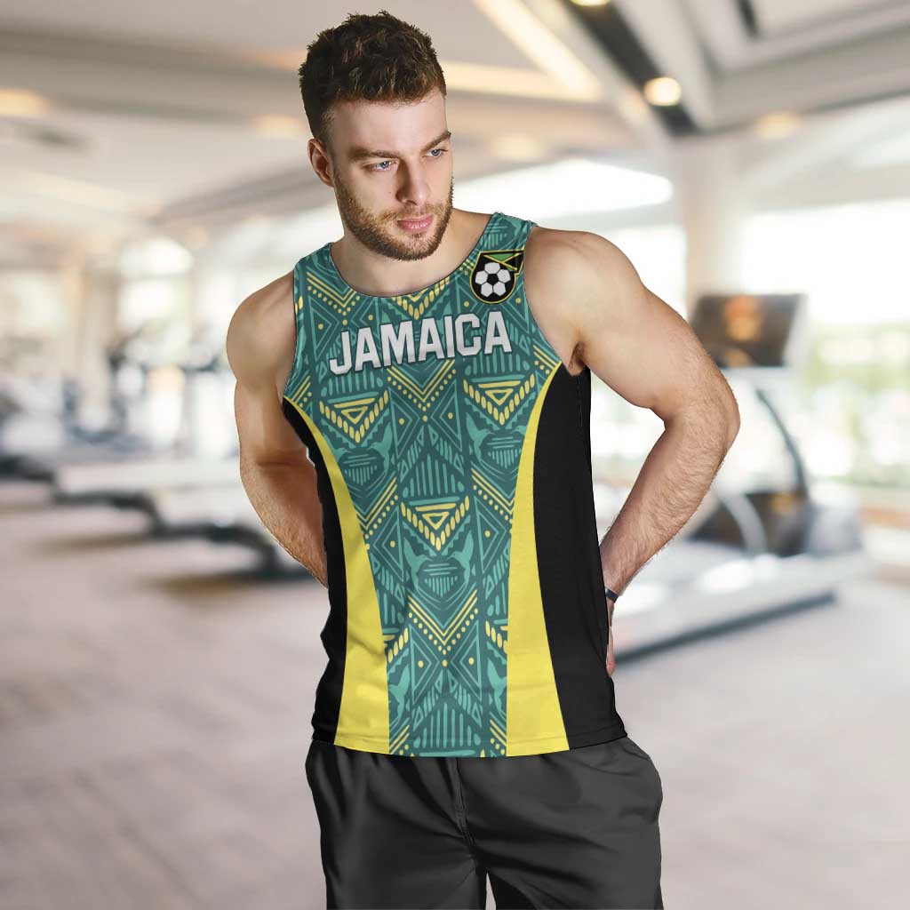 Custom Jamaica Football Men Tank Top We Believe Reggae Boyz