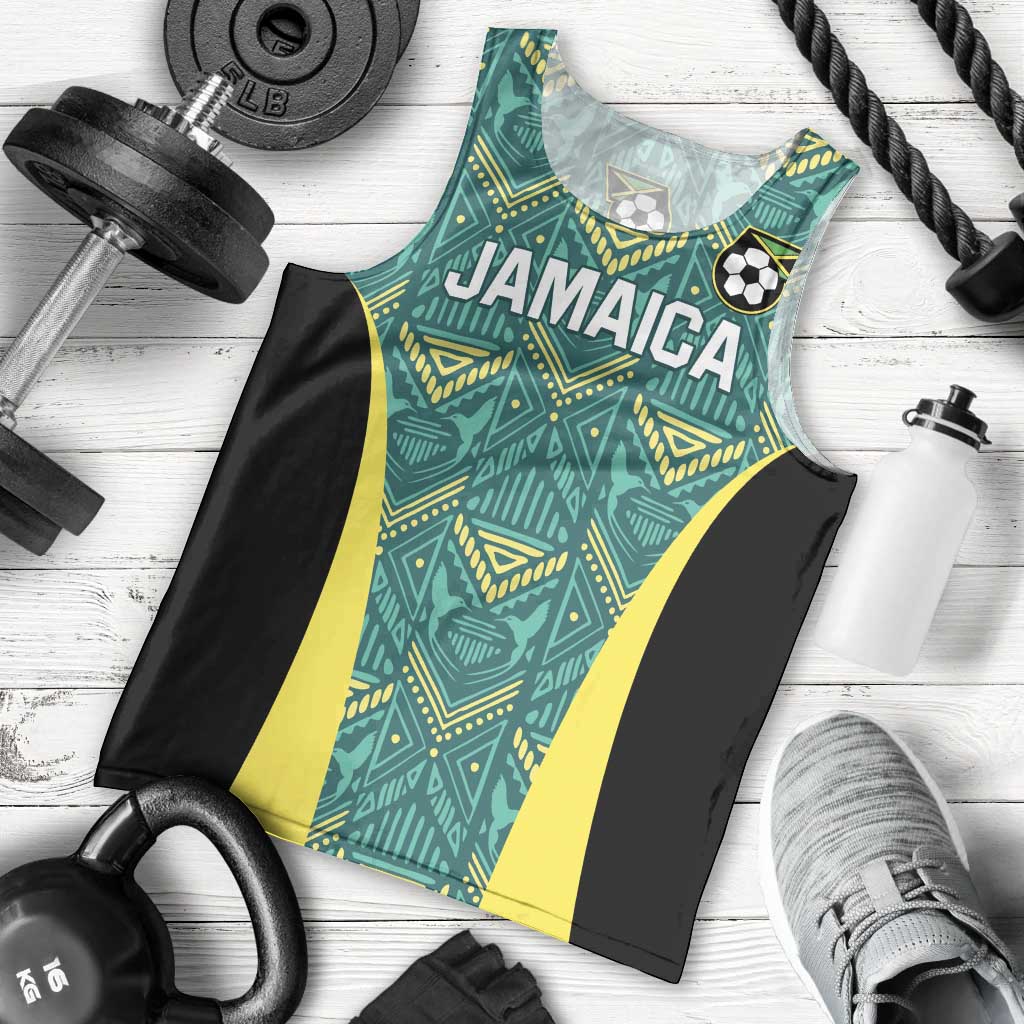 Custom Jamaica Football Men Tank Top We Believe Reggae Boyz