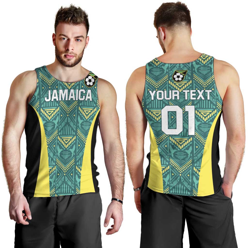 Custom Jamaica Football Men Tank Top We Believe Reggae Boyz