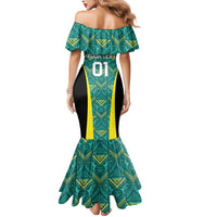 Custom Jamaica Football Mermaid Dress We Believe Reggae Boyz