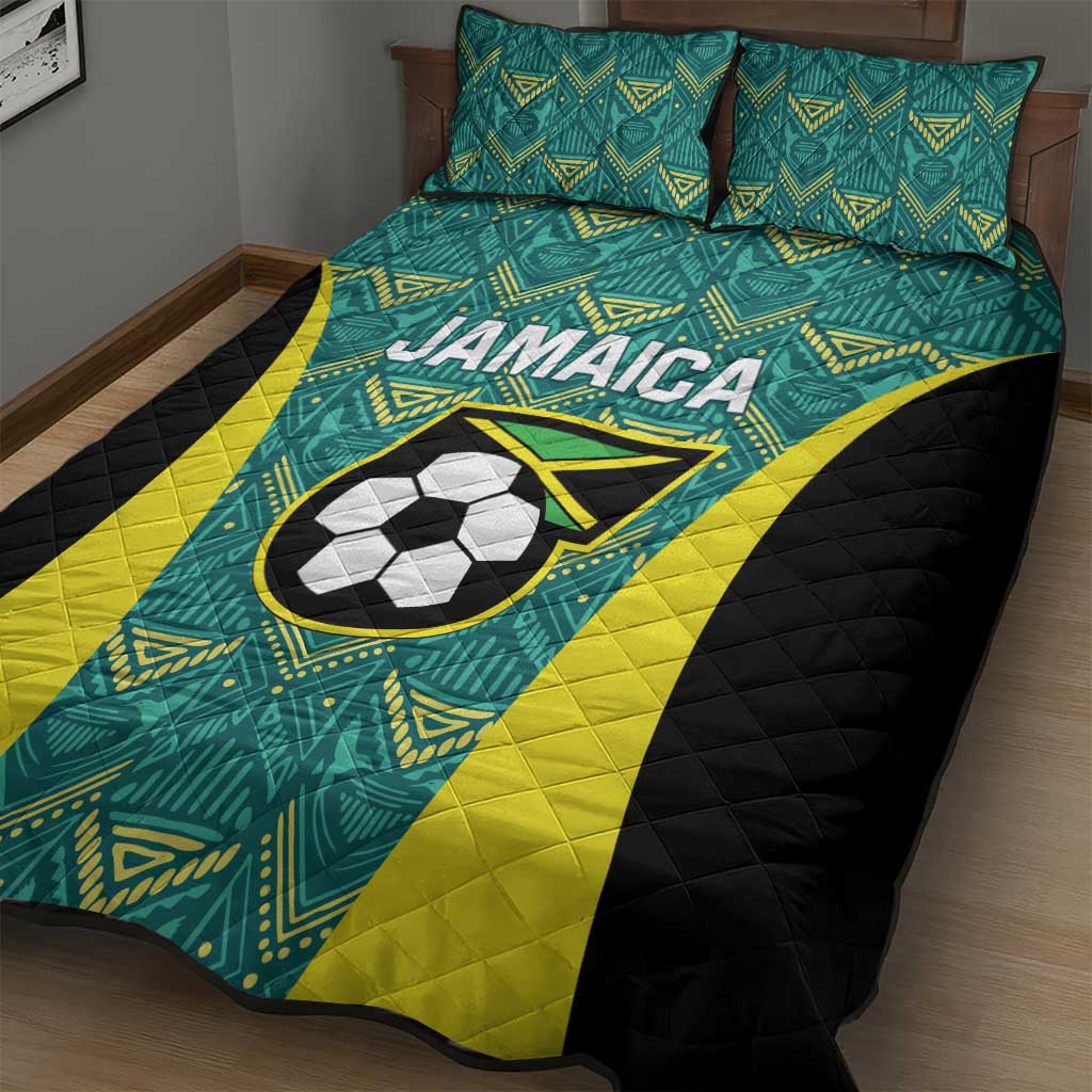 Jamaica Football Quilt Bed Set We Believe Reggae Boyz