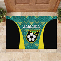 Jamaica Football Rubber Doormat We Believe Reggae Boyz