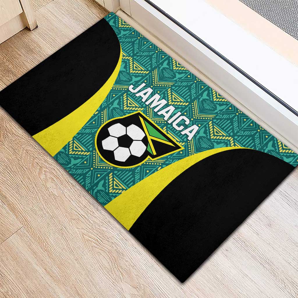 Jamaica Football Rubber Doormat We Believe Reggae Boyz
