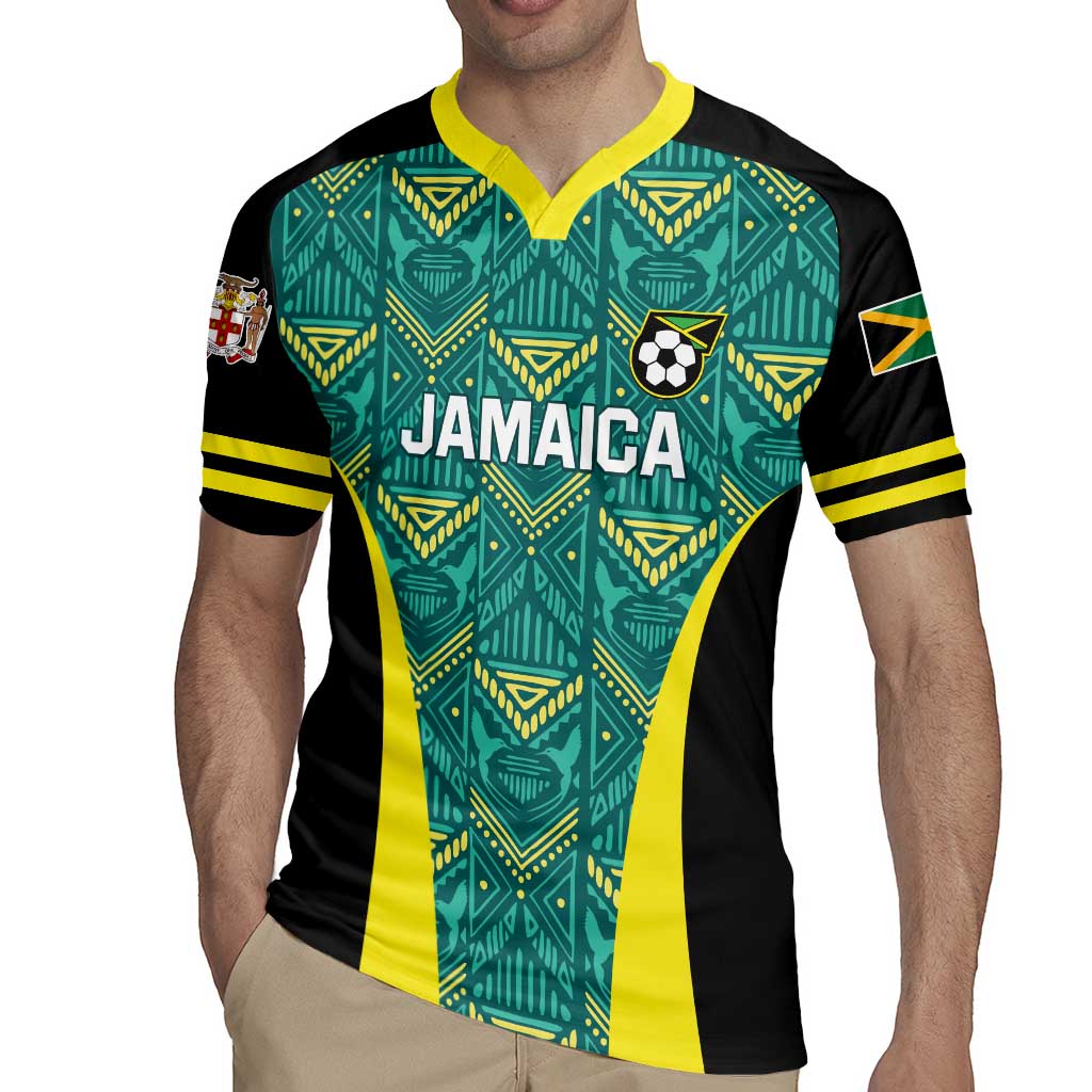 Custom Jamaica Football Rugby Jersey We Believe Reggae Boyz