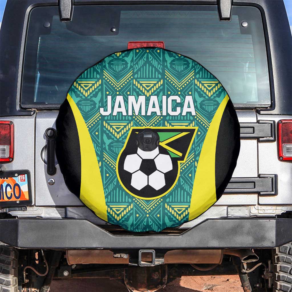 Jamaica Football Spare Tire Cover We Believe Reggae Boyz