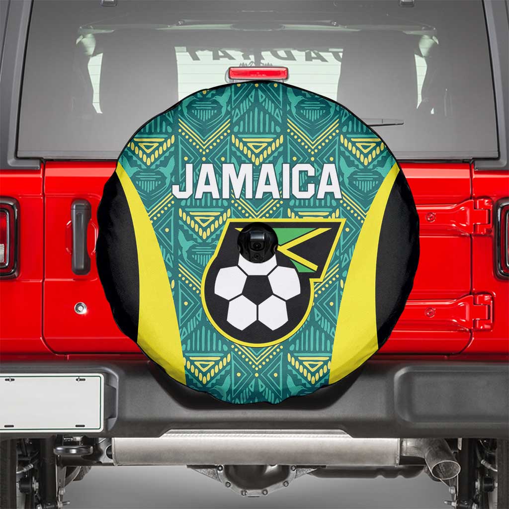Jamaica Football Spare Tire Cover We Believe Reggae Boyz
