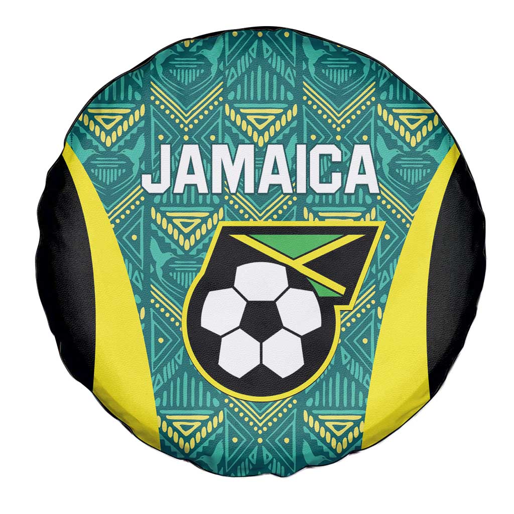 Jamaica Football Spare Tire Cover We Believe Reggae Boyz