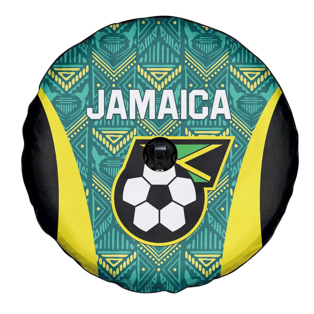 Jamaica Football Spare Tire Cover We Believe Reggae Boyz