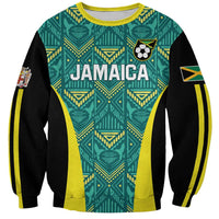 Custom Jamaica Football Sweatshirt We Believe Reggae Boyz
