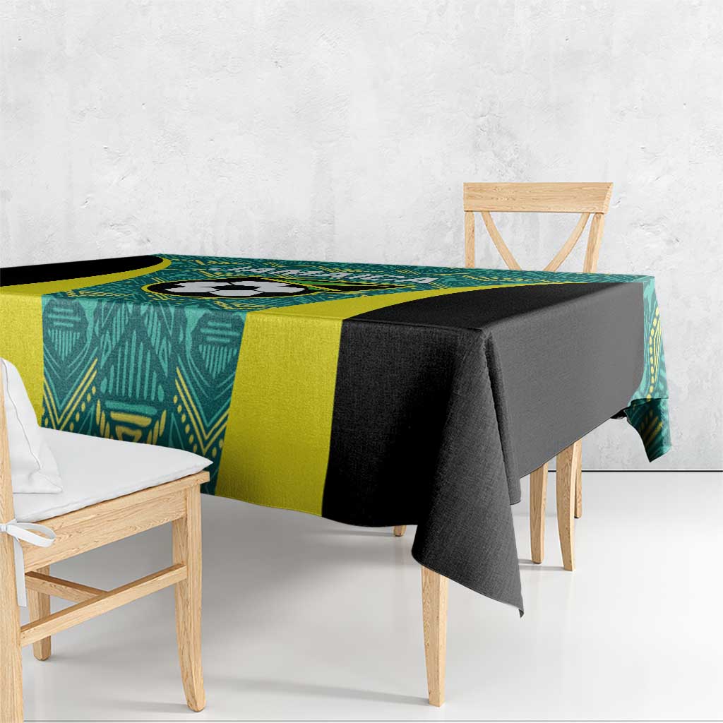 Jamaica Football Tablecloth We Believe Reggae Boyz