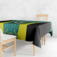Jamaica Football Tablecloth We Believe Reggae Boyz