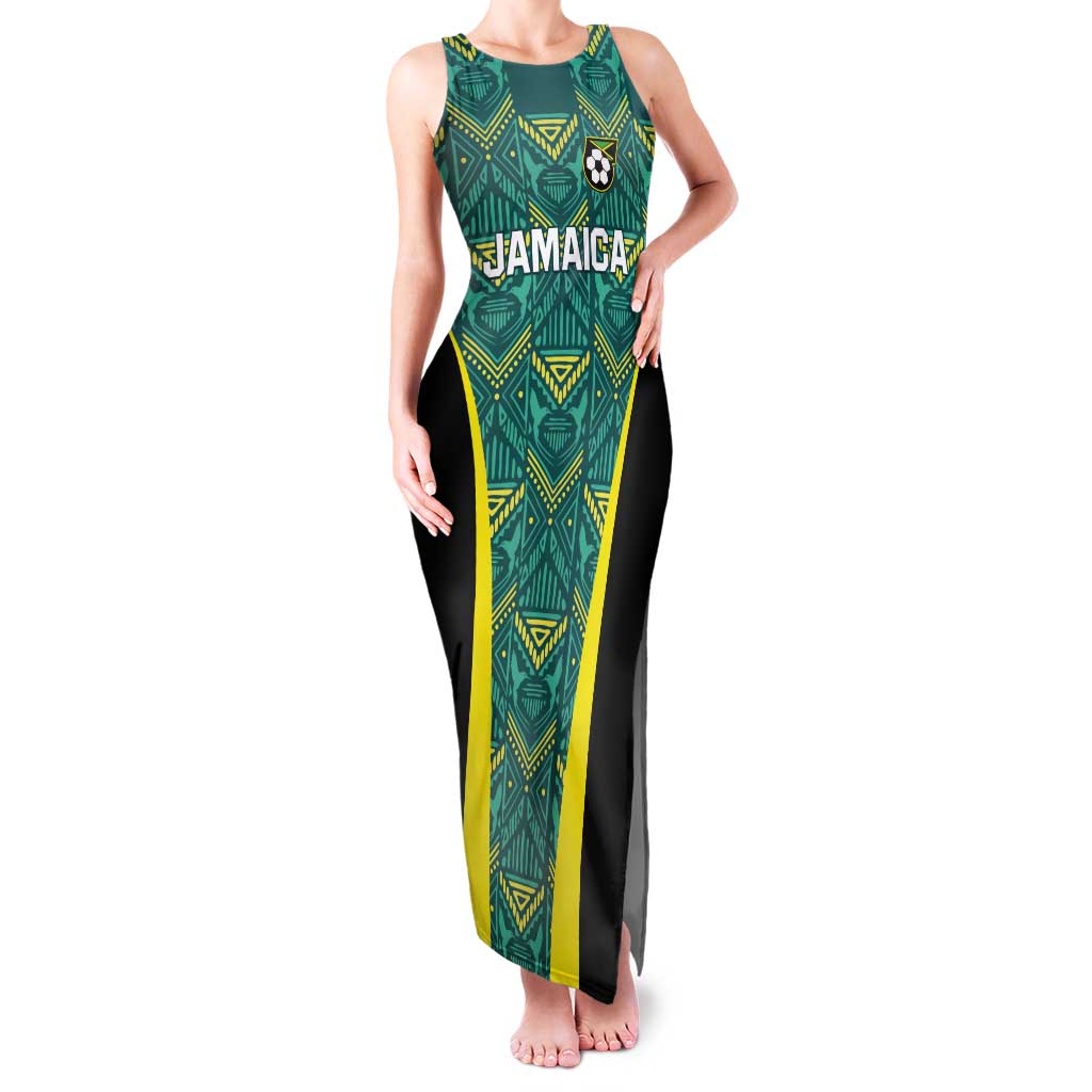 Custom Jamaica Football Tank Maxi Dress We Believe Reggae Boyz