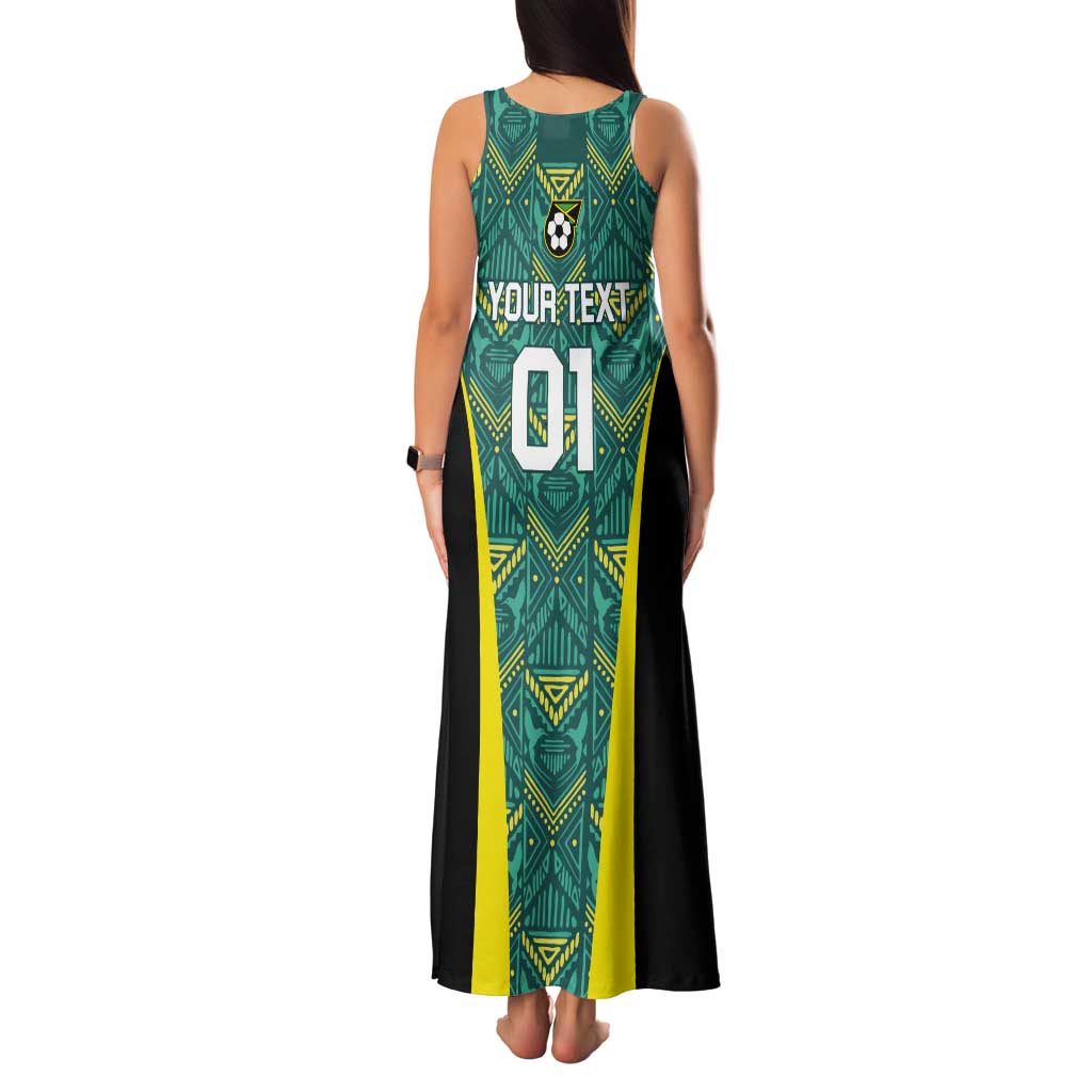 Custom Jamaica Football Tank Maxi Dress We Believe Reggae Boyz