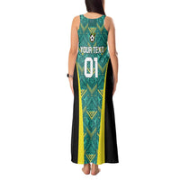 Custom Jamaica Football Tank Maxi Dress We Believe Reggae Boyz