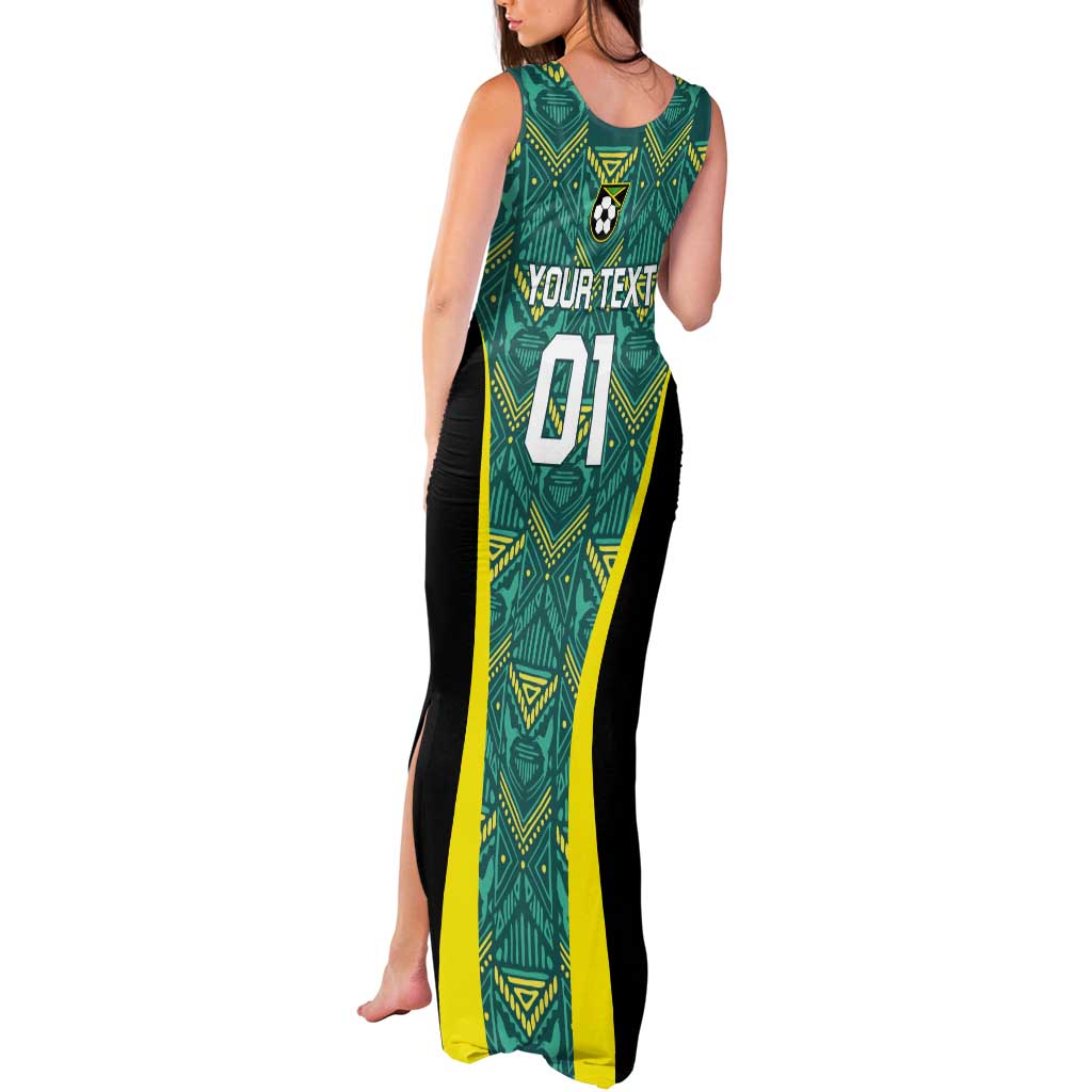 Custom Jamaica Football Tank Maxi Dress We Believe Reggae Boyz