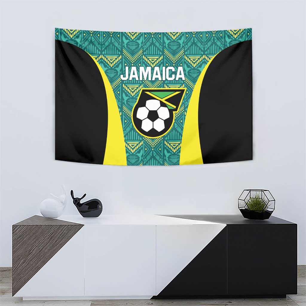 Jamaica Football Tapestry We Believe Reggae Boyz