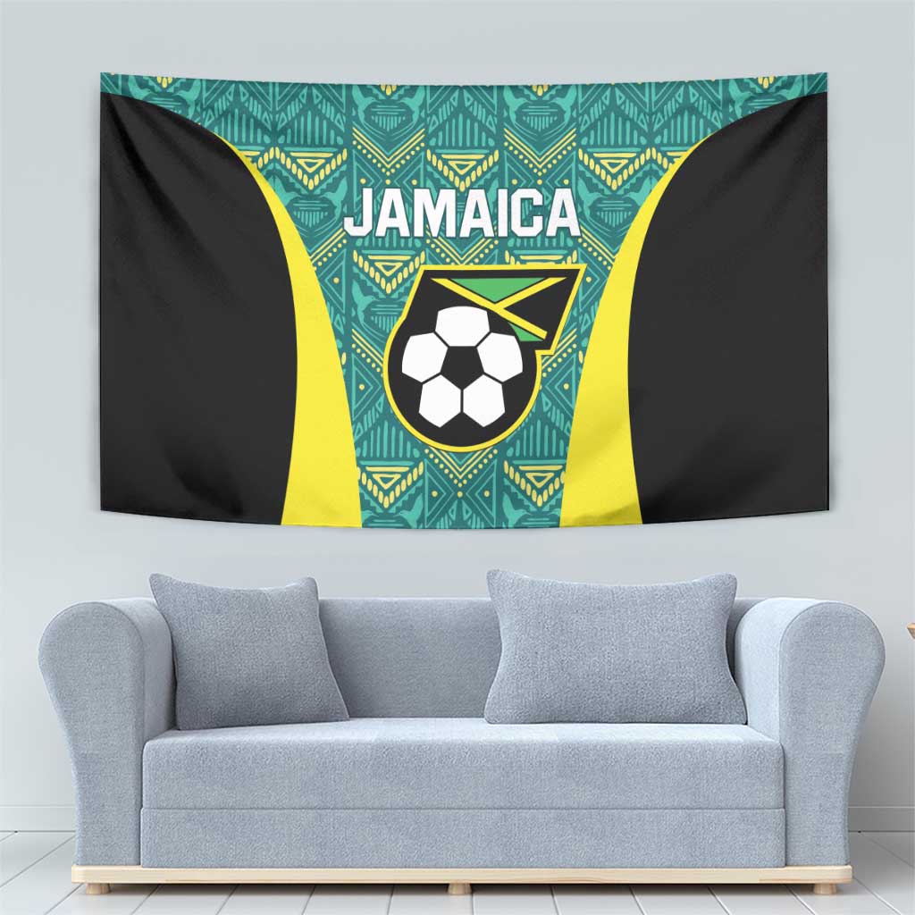 Jamaica Football Tapestry We Believe Reggae Boyz