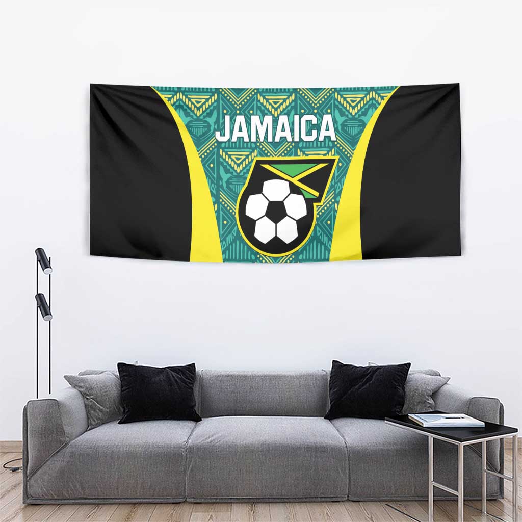Jamaica Football Tapestry We Believe Reggae Boyz