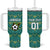 Custom Jamaica Football Tumbler With Handle We Believe Reggae Boyz