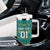 Custom Jamaica Football Tumbler With Handle We Believe Reggae Boyz