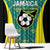 Jamaica Football Window Curtain We Believe Reggae Boyz