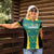 Custom Jamaica Football Women Polo Shirt We Believe Reggae Boyz