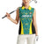Custom Jamaica Football Women Sleeveless Polo Shirt We Believe Reggae Boyz